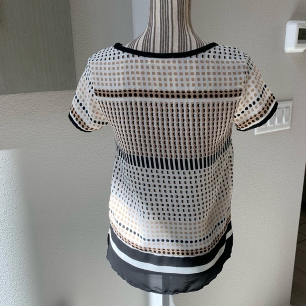 Kenar Patterned Short Sleeve Blouse - image 4